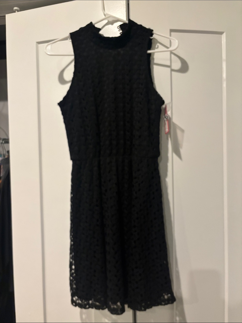 Target Black Lace Sleeveless Fit-and-Flare Dress - Picture 1 of 7